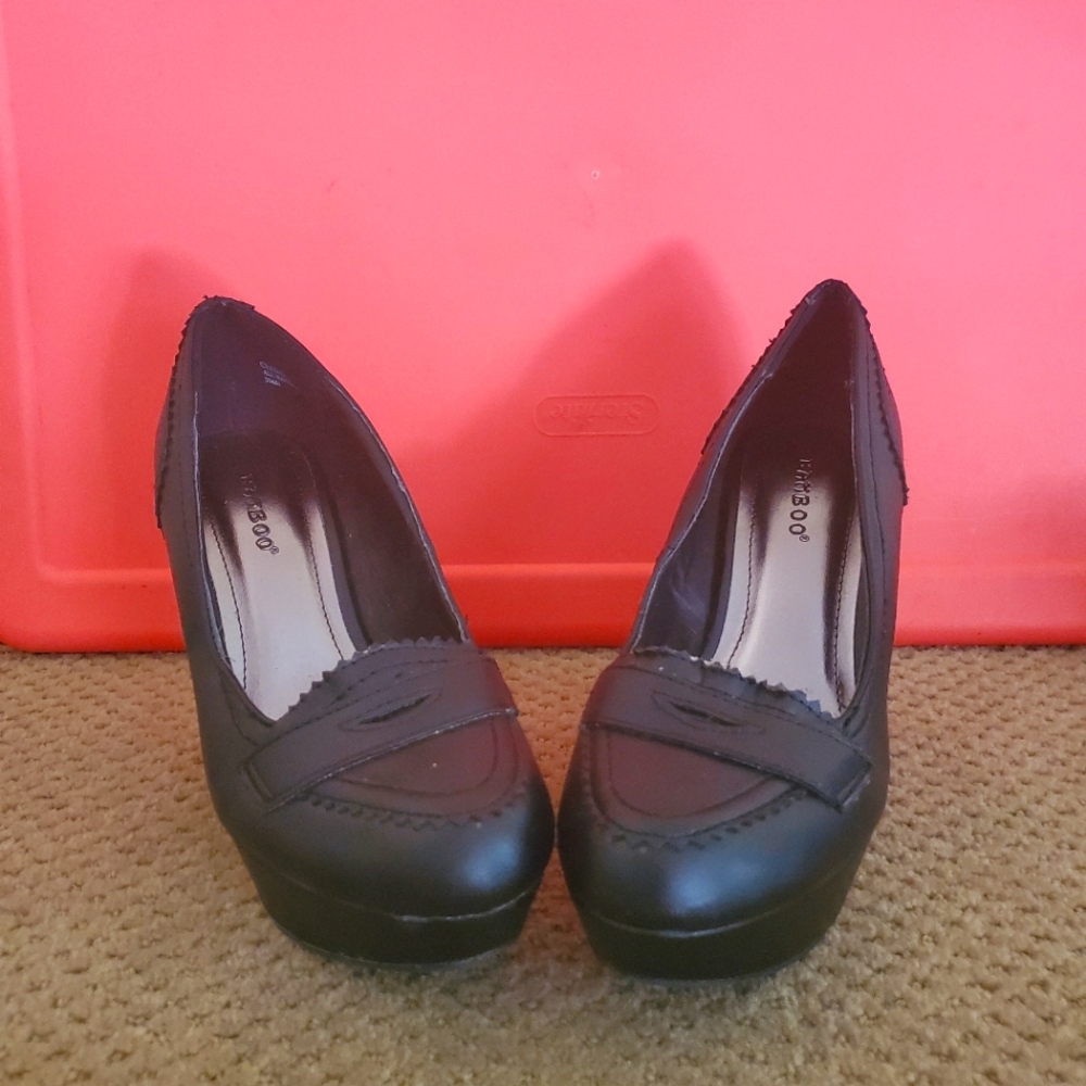 Women's Black wedge heels